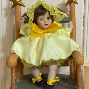 Pauline's Limited Edition SUNNY Sunflower Spring Baby Doll w/ COA + Box